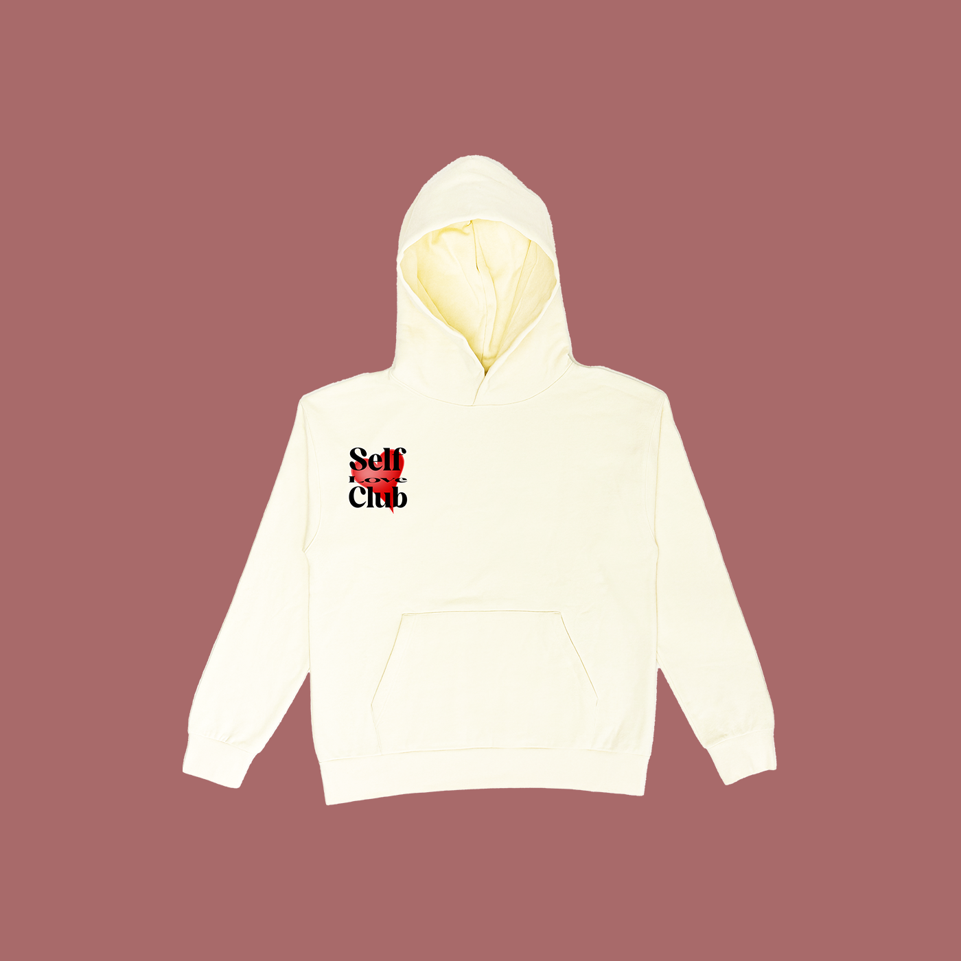 PREMIUM Self Love Hoodie | Bone