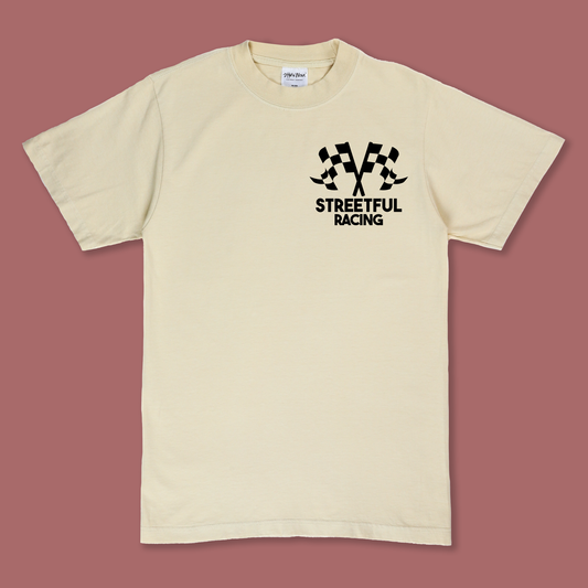 Streetful Racing Tee | Cream